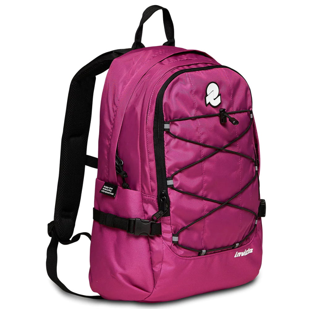 Zaino Scuola Invicta Act Smart Rosa Fucsia con Lacci - immagine 2