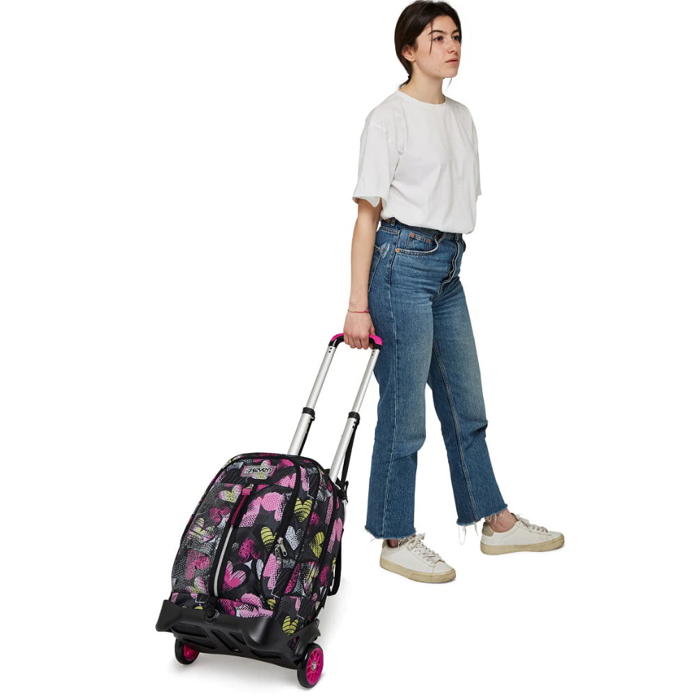 Trolley Sganciabile Seven Kiddie Crush Cuori 2 Ruote - immagine 3