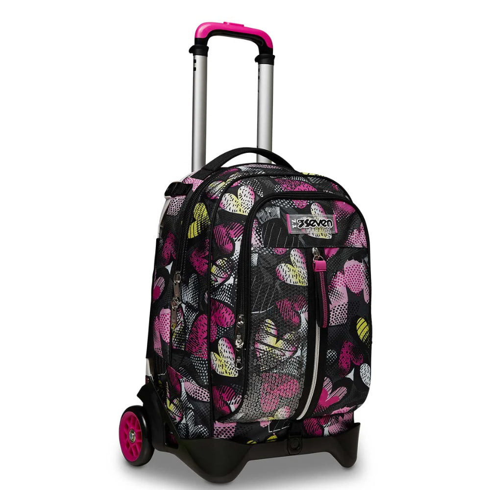 Trolley Sganciabile Seven Kiddie Crush Cuori 2 Ruote - immagine 4