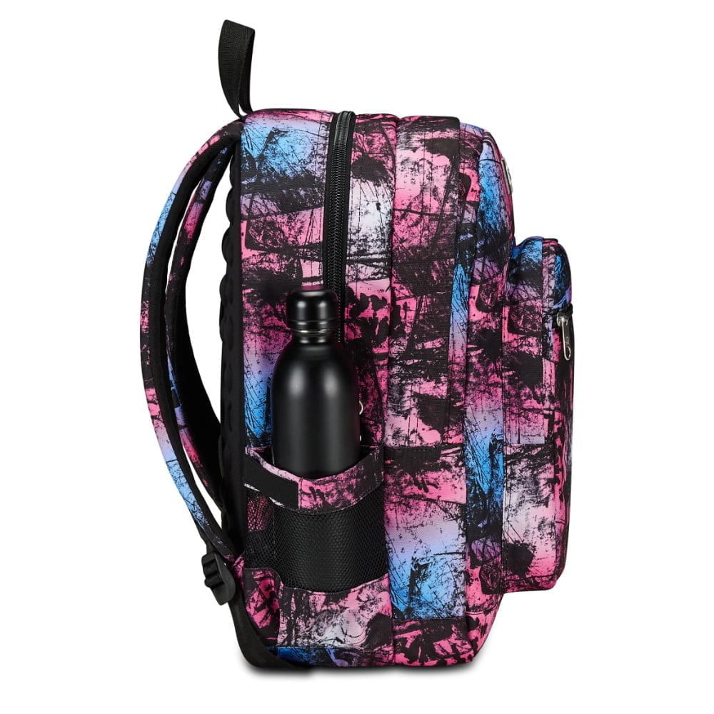 Zaino SEVEN Freethink Fantasia Astratta Nero Rosa - immagine 2