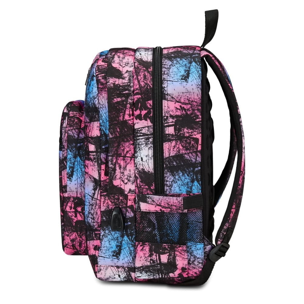 Zaino SEVEN Freethink Fantasia Astratta Nero Rosa - immagine 4
