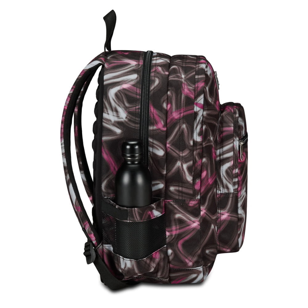 Zaino SEVEN Freethink Fantasia Righe Nero Bianco Rosa - immagine 2