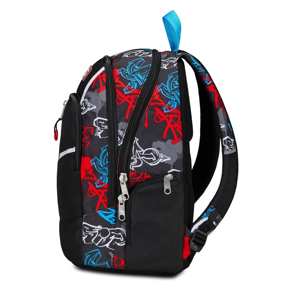 Zaino SEVEN Advanced HALF STREET Graffiti Rosso Nero - immagine 5