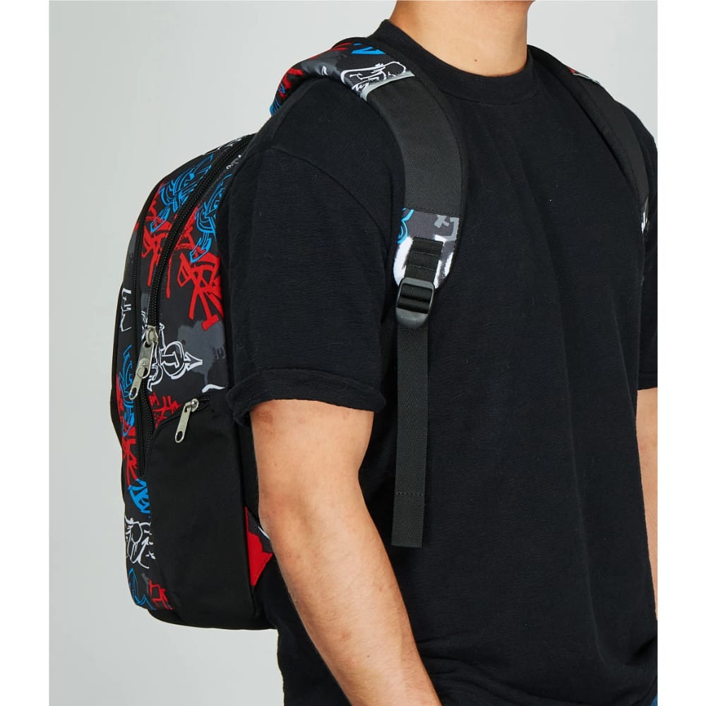 Zaino SEVEN Advanced HALF STREET Graffiti Rosso Nero - immagine 8