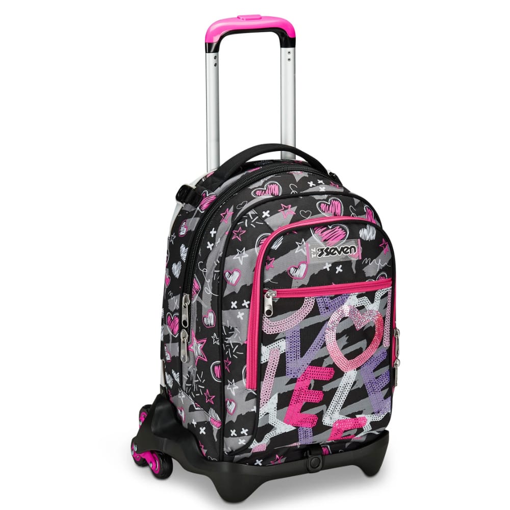 Trolley SEVEN Separabile 3 RUOTE Jack - DRAFT HEART Bambina - immagine 3