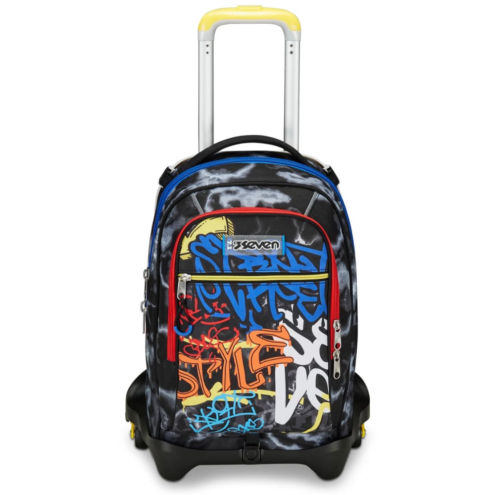 Featured image for “Trolley Seven Separabile 3 RUOTE Jack- MARK ON BOY- Graffiti Multicolore”