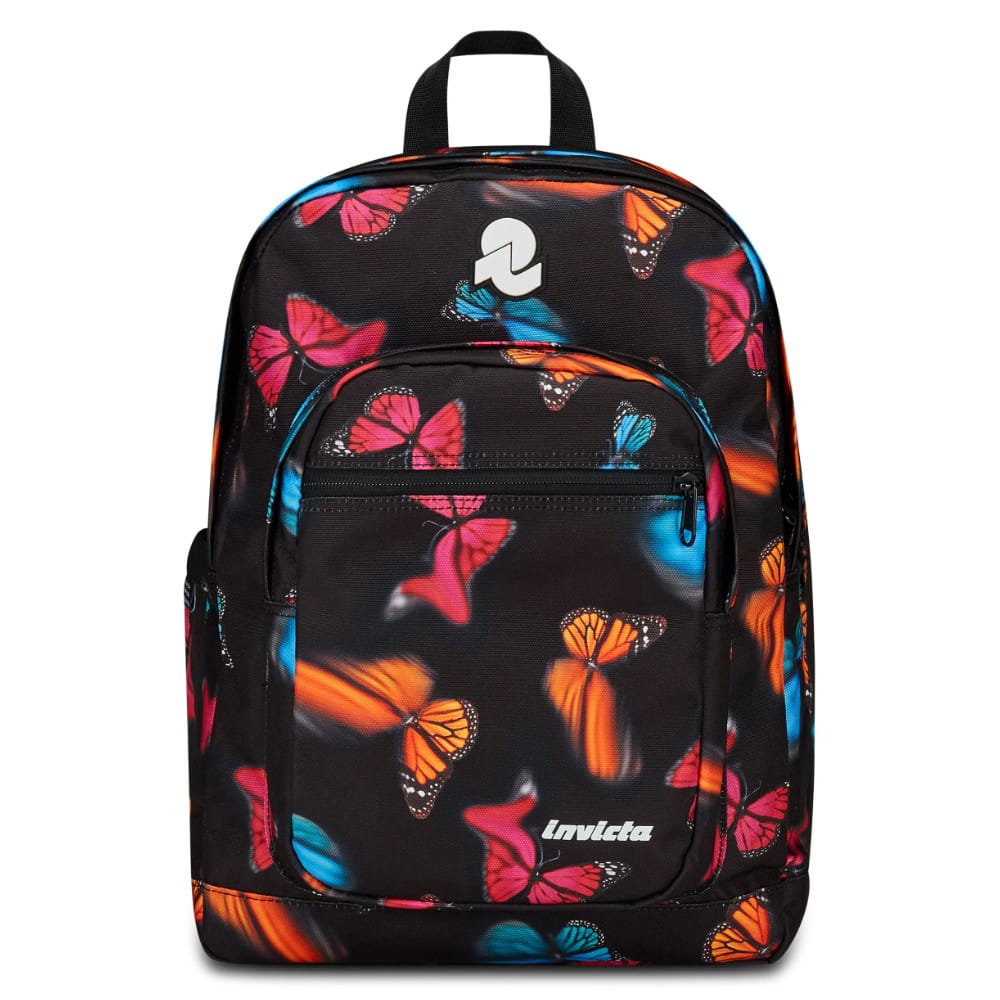 Featured image for “Zaino Scuola Invicta Jeleck Farfalle Nero”