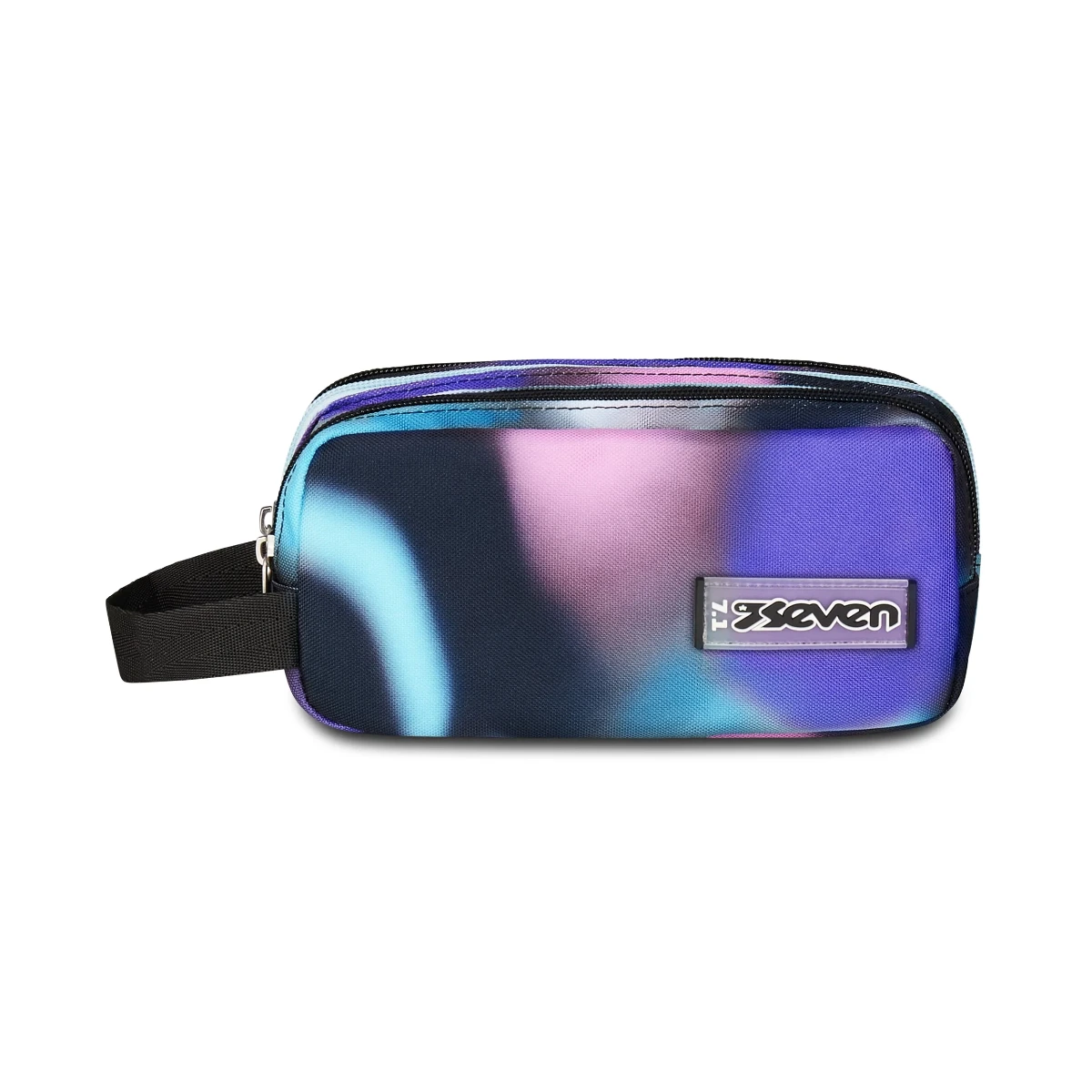 Astuccio Bustina SEVEN Portapenne 3 Scomparti - Chiffon - immagine 3