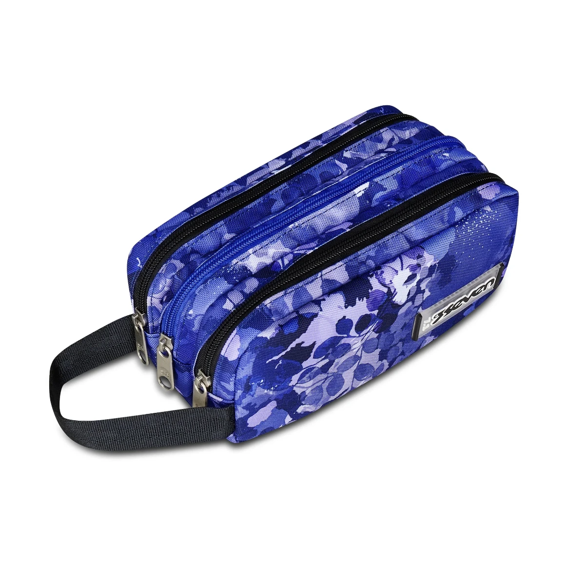 Astuccio Bustina SEVEN Portapenne 3 Scomparti - Violet - immagine 2
