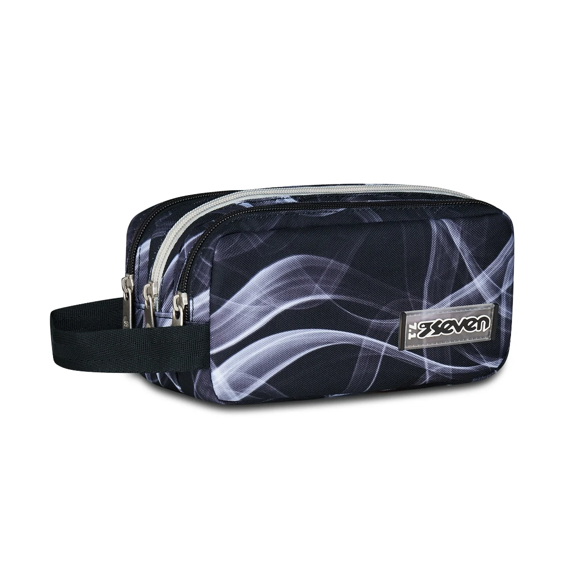 Featured image for “Astuccio Bustina SEVEN Portapenne 3 Scomparti - Jet Black”
