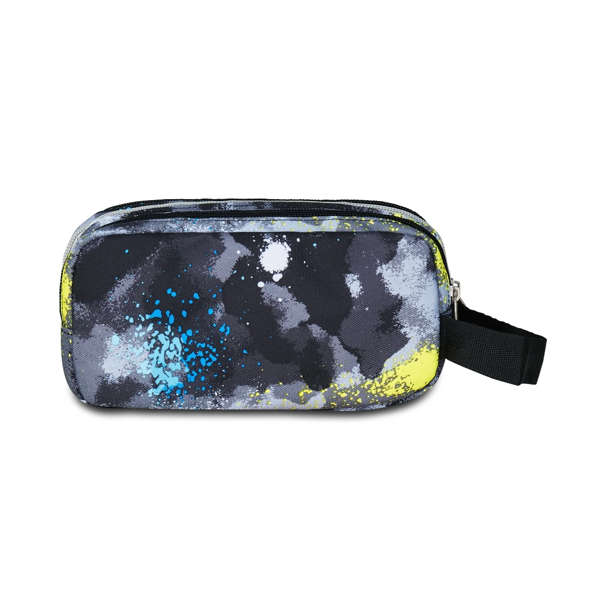 Astuccio Bustina SEVEN Portapenne 3 Scomparti - Lime Punch - immagine 4