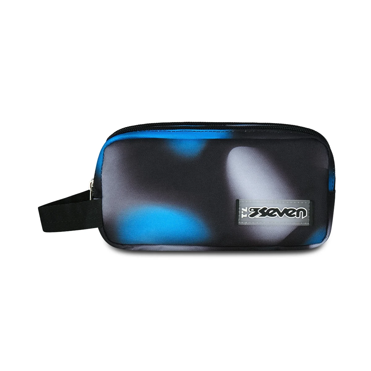 Astuccio Bustina SEVEN Portapenne 3 Scomparti - Royal Blue - immagine 3