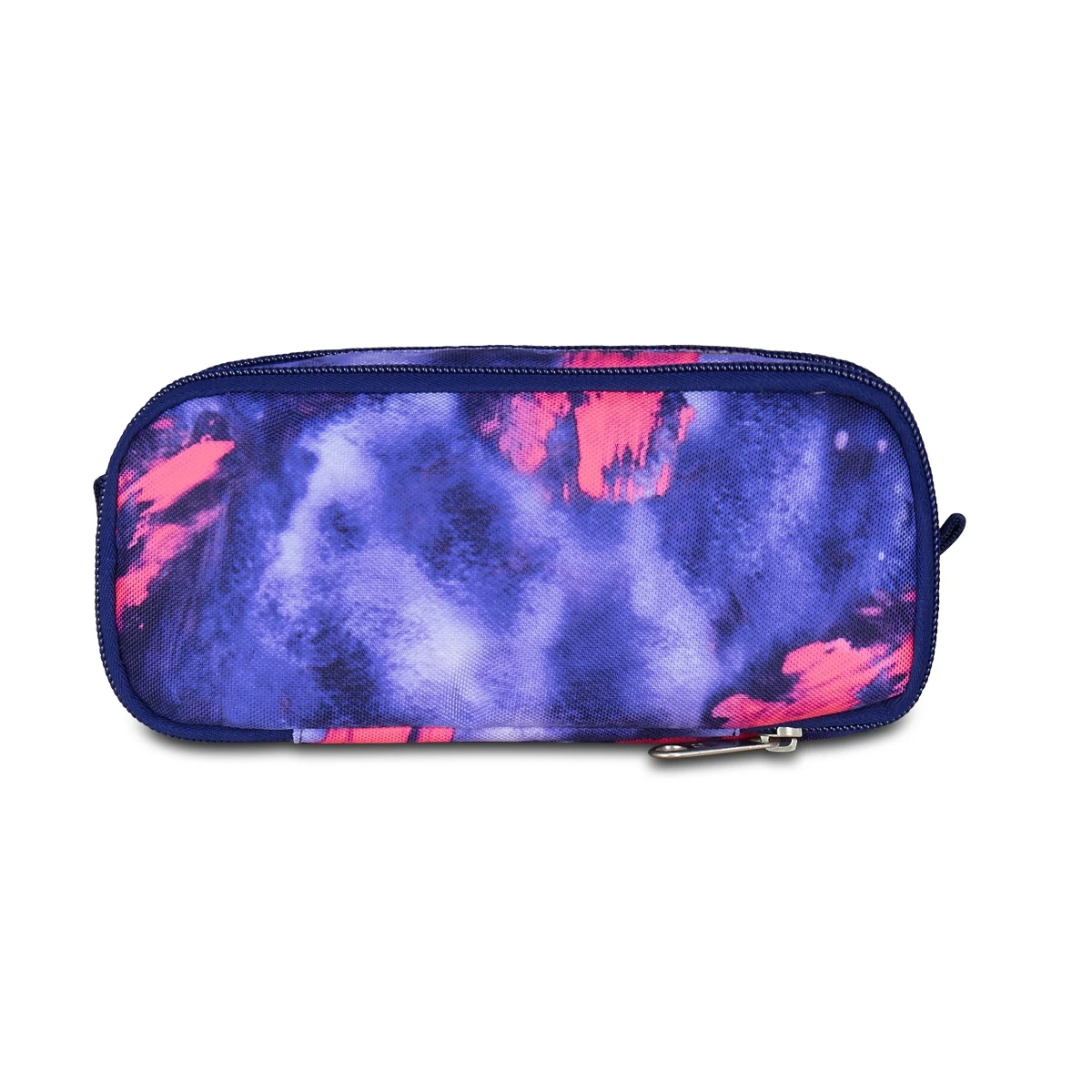 Astuccio Bustina SEVEN Portapenne DOPPIO - SHADY DYE GIRL - Macchie Viola Rosa - immagine 4