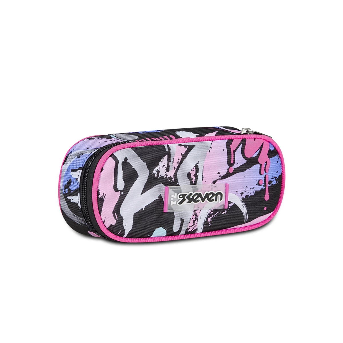 Featured image for “Astuccio Bustina SEVEN Portapenne Round Plus - MARK ON GIRL - Graffiti”