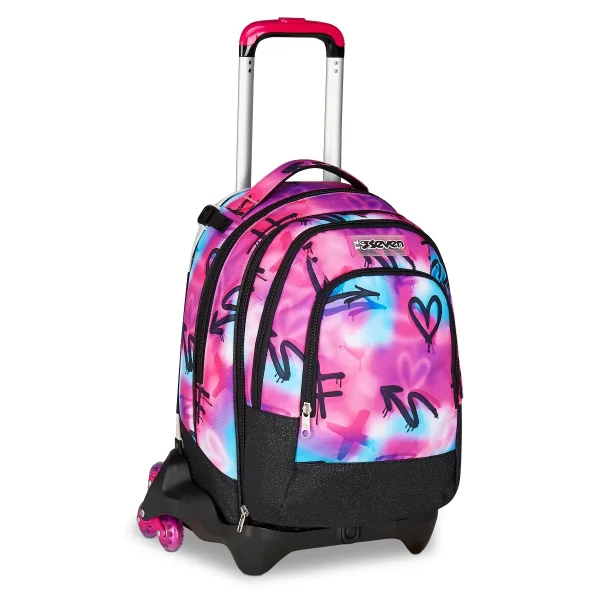 Trolley SEVEN Separabile 3 RUOTE - DETACH - Sprint Paint Girl - immagine 3