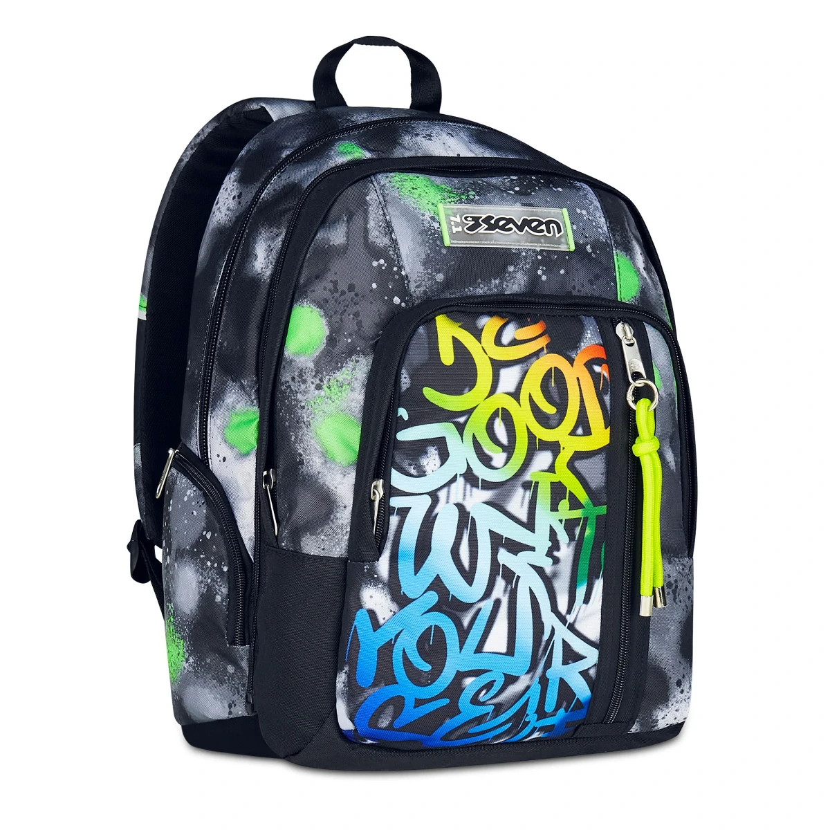 Zaino SEVEN Dual DETACH con Zainetto Staccabile SPRINT PAINT Boy - immagine 3
