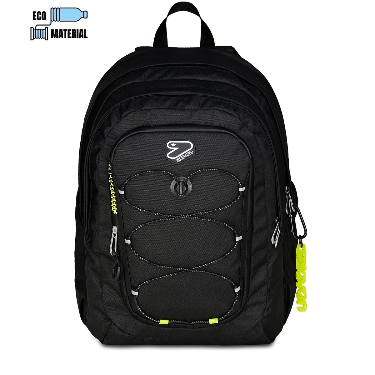 Featured image for “Zaino SEVEN Tech Tinta Unita NERO”