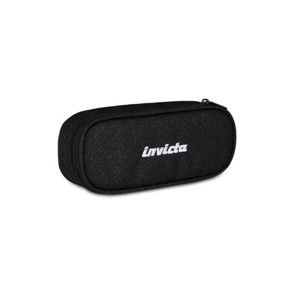 Astuccio Bustina INVICTA Portapenne Round Lip SHINE - GLITTER Nero - immagine 3