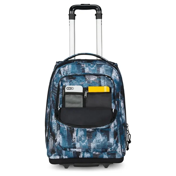 Trolley INVICTA Bump Fantasy FISSO 2 Ruote - Città Azzurro - immagine 10