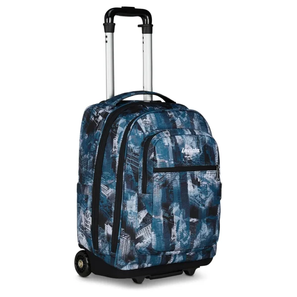 Trolley INVICTA Bump Fantasy FISSO 2 Ruote - Città Azzurro - immagine 3