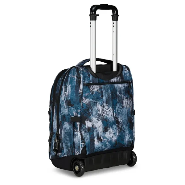 Trolley INVICTA Bump Fantasy FISSO 2 Ruote - Città Azzurro - immagine 6