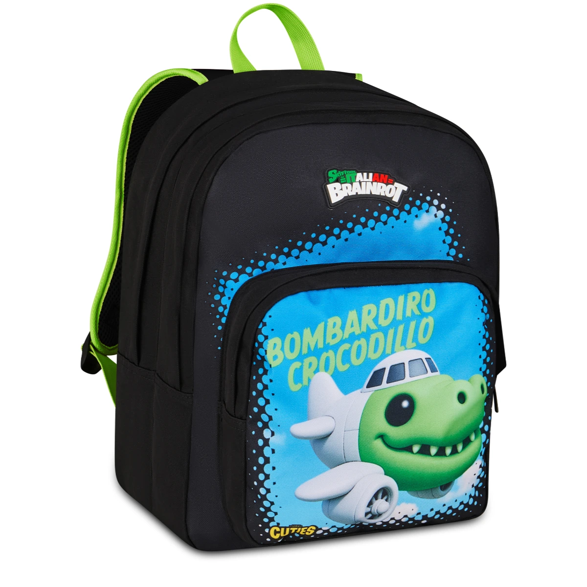Featured image for “Zaino Italian BRAINROT - Bombardiro Crocodillo - Skifidol”