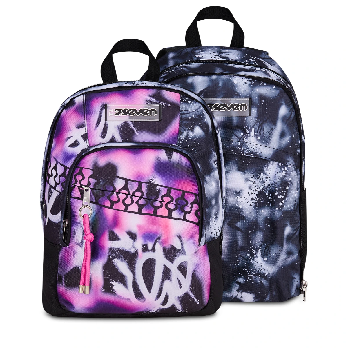 Featured image for “Zaino SEVEN Dual DETACH con Zainetto Staccabile BUZZY NOTE Girl Graffiti”
