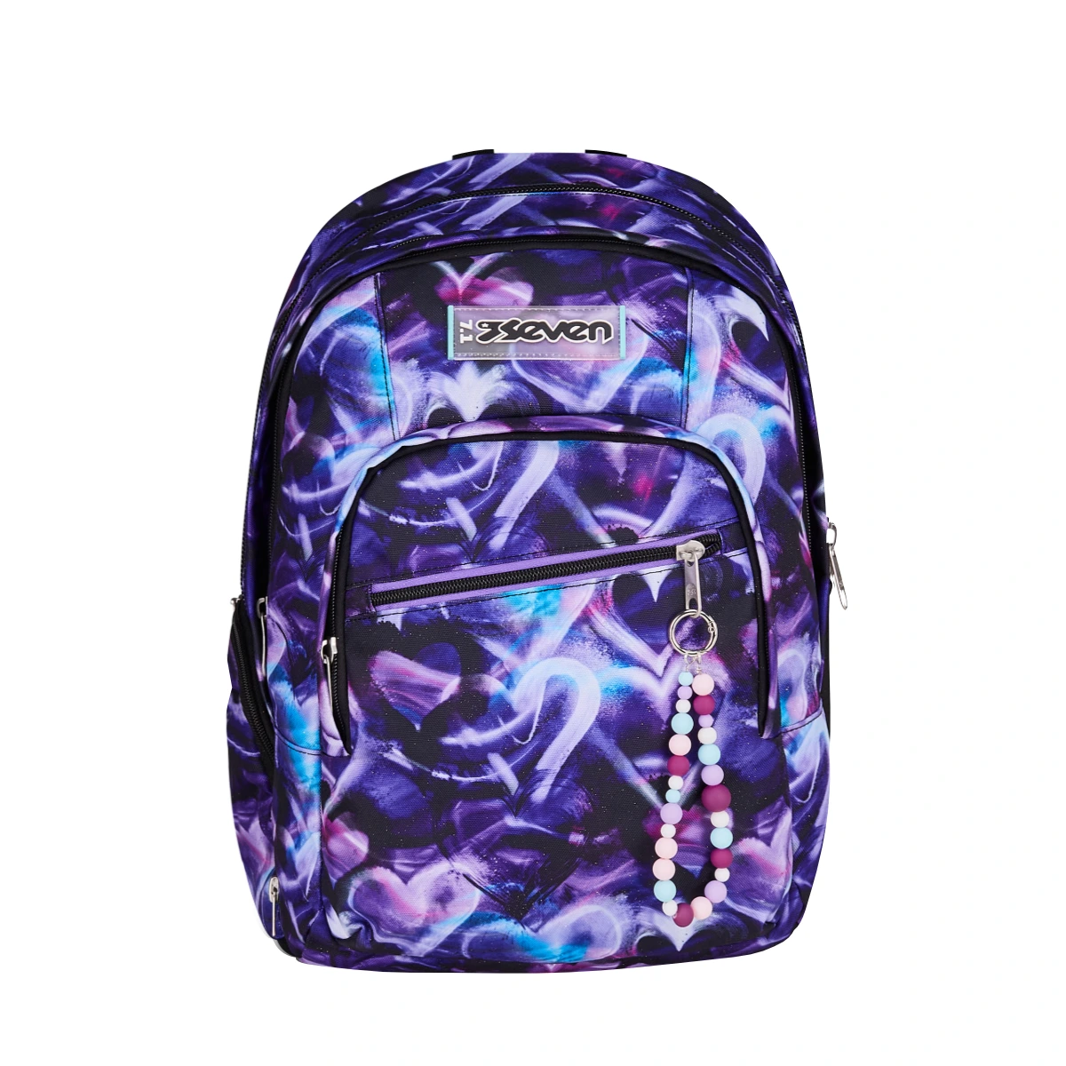 Zaino SEVEN Dual DETACH con Zainetto Staccabile LOVEPASS Cuori - immagine 2