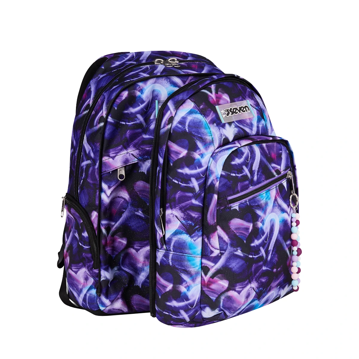 Zaino SEVEN Dual DETACH con Zainetto Staccabile LOVEPASS Cuori - immagine 10