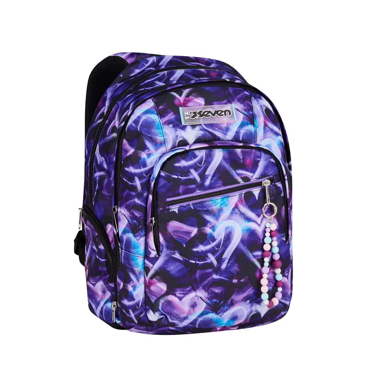 Zaino SEVEN Dual DETACH con Zainetto Staccabile LOVEPASS Cuori - immagine 3