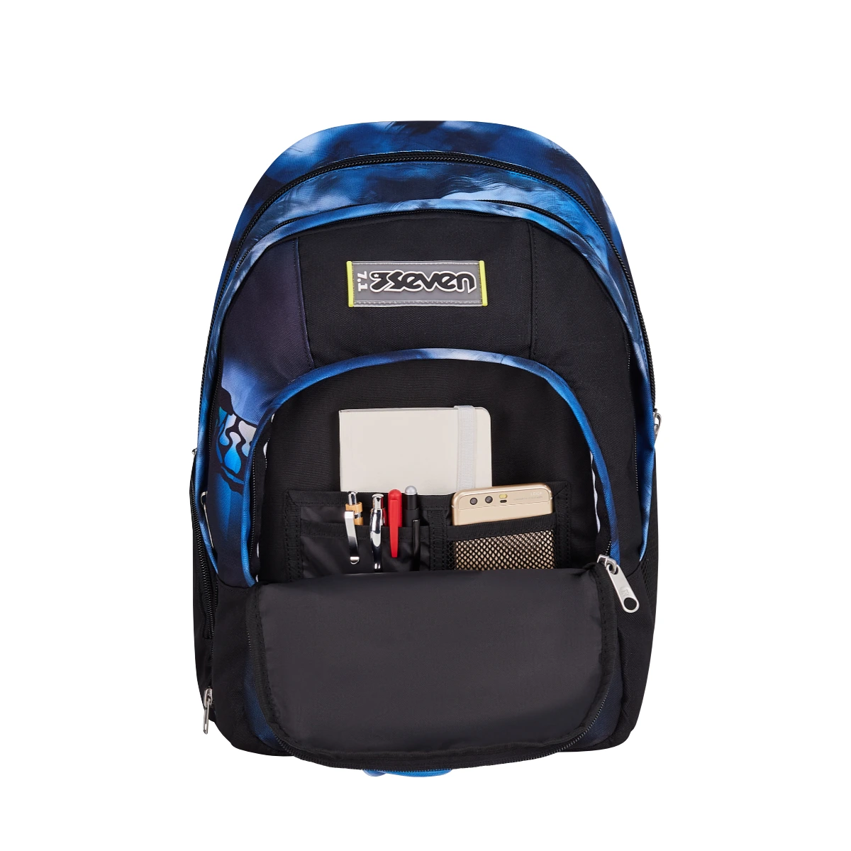 Zaino SEVEN Dual DETACH con Zainetto Staccabile BLU FUSION - immagine 7