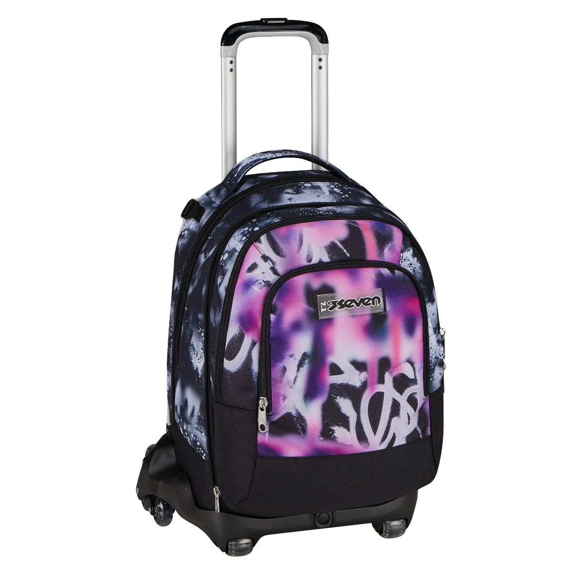 Trolley SEVEN Separabile 8 RUOTE DETACH - EXTRA GRANDE - Buzzy Note Girl - immagine 3