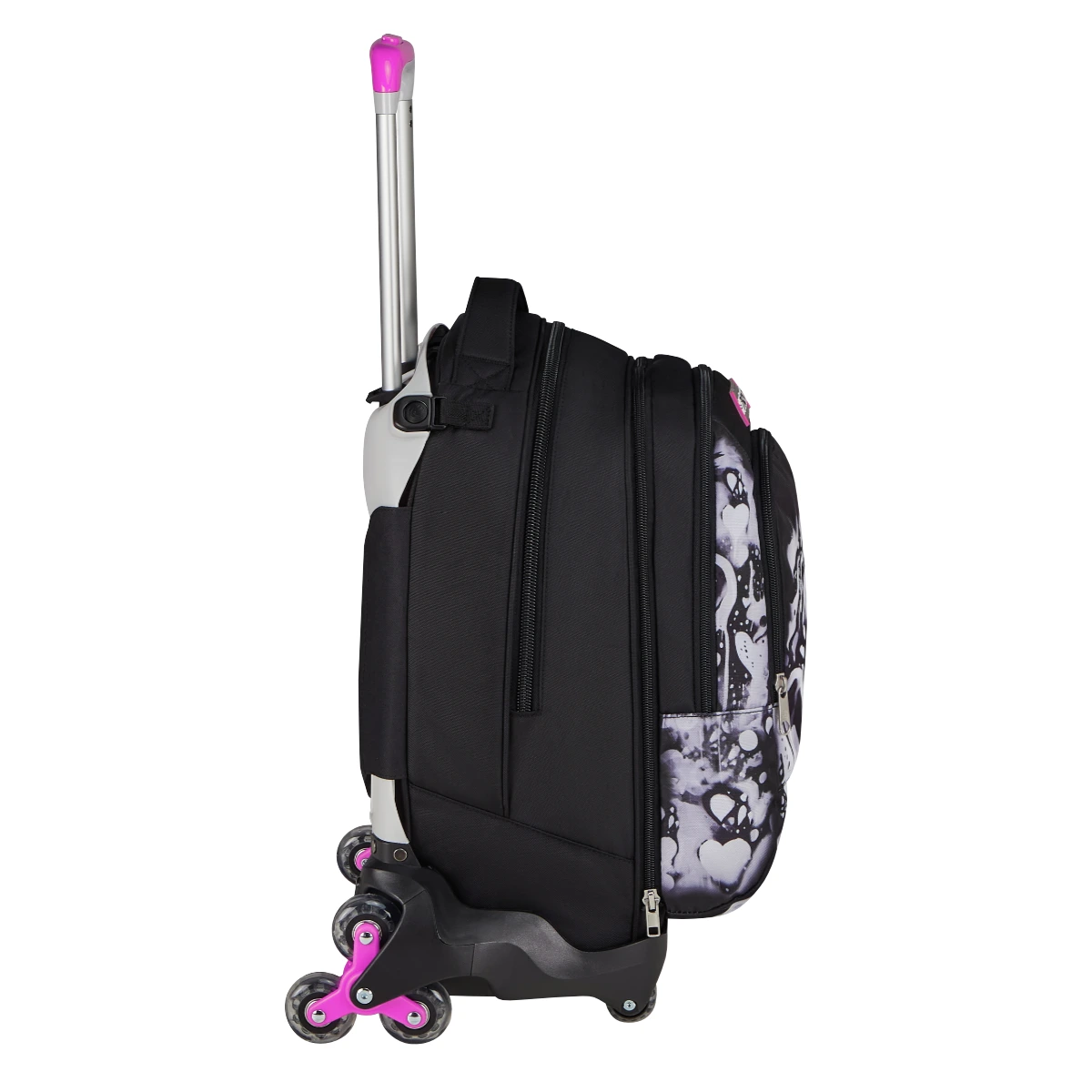 Trolley SEVEN Separabile 8 RUOTE DETACH - EXTRA GRANDE - Plumpy Line Girl - immagine 4
