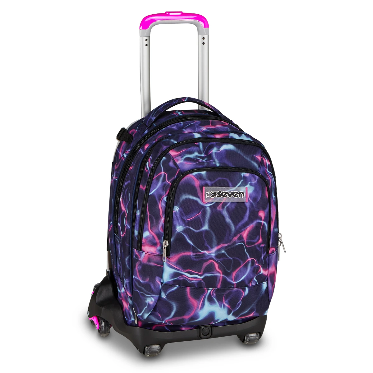 Trolley SEVEN Separabile 8 RUOTE DETACH - EXTRA GRANDE - Electricvibe Girl - immagine 3