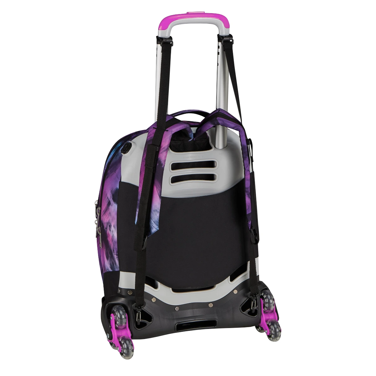 Trolley SEVEN Separabile 8 RUOTE DETACH - EXTRA GRANDE - Pink Fusion - immagine 6