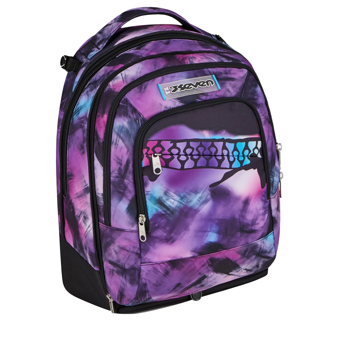 Trolley SEVEN Separabile 8 RUOTE DETACH - EXTRA GRANDE - Pink Fusion - immagine 8